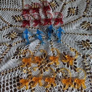 Vintage Cocktail Animal Glass Hangers
